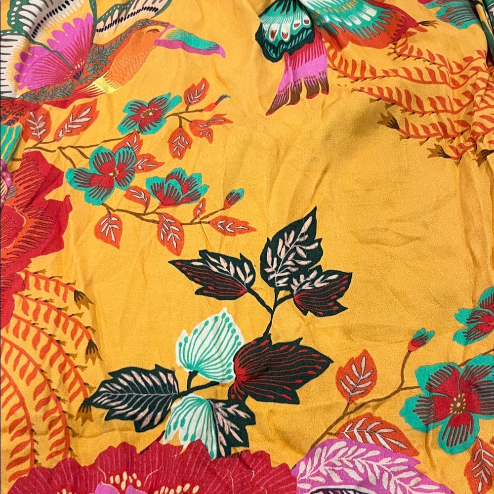 farm rio One-Shoulder Dress with Bird Print - Picture 10 of 11